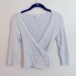 Banana Republic wrap sweater top